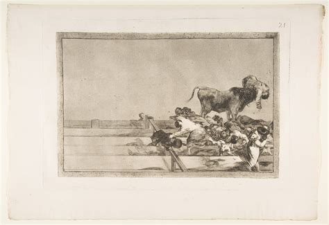 Goya Francisco De Goya Y Lucientes Plate 21 From La Tauromaquia