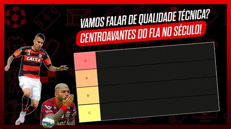 TIERLIST MELHORES CENTROAVANTES DO FLAMENGO NO SÉCULO YouTube