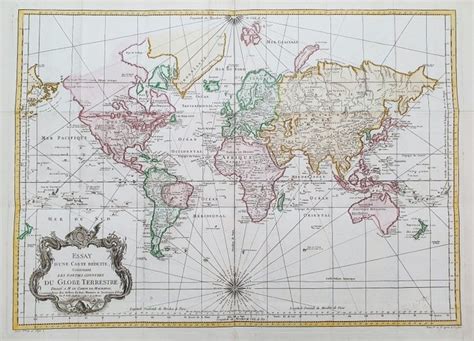 World Map Mercator S Projection La Haye P De Hondt J N