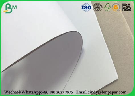 G G Clay Coated Paper White Duplex Board With Grey Back In Reel