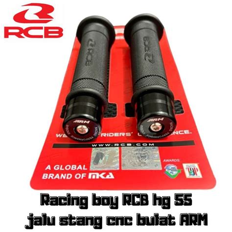 Handgrip Racing Boy Original Rcb Hg Jalu Full Cnc Universal Round Arm