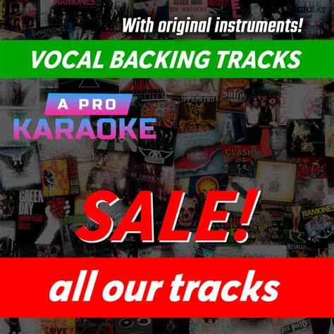 Vocals Backing Tracks Collection A Pro Karaoke Sound Like A Pro