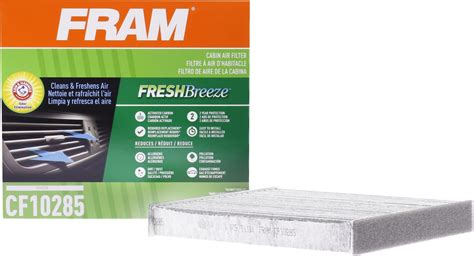 Fram Fresh Breeze Cabin Air Filter Cf10285 With Arm And Hammer Baking