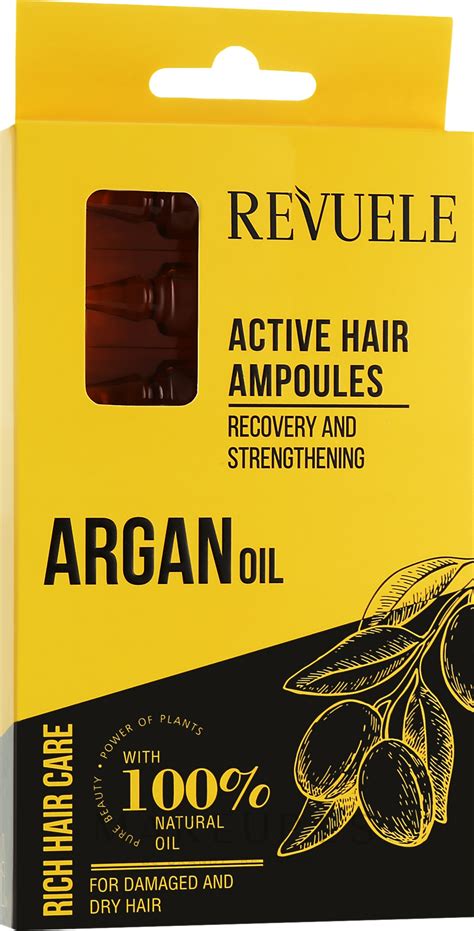 Revuele Argan Oil Active Hair Ampoules Ampollas Para Cabello Con Aceite De Argán Makeup Es