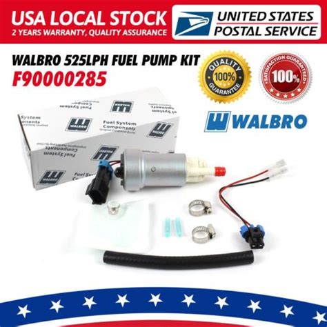 New Walbro Ti E85 525lph F90000285 Hellcat Fuel Pump Fitting For Supra