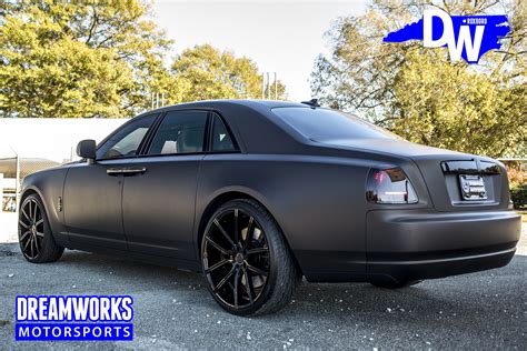 Raymond Feltons Matte Black Rolls Royce Ghost — Dreamworks Motorsports