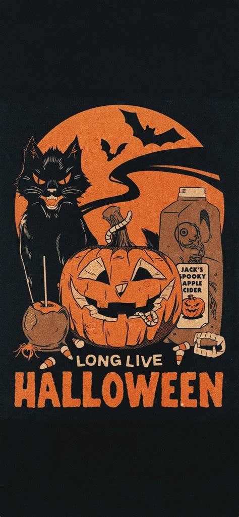 Vintage Halloween Art Wallpapers Wallpaper Cave