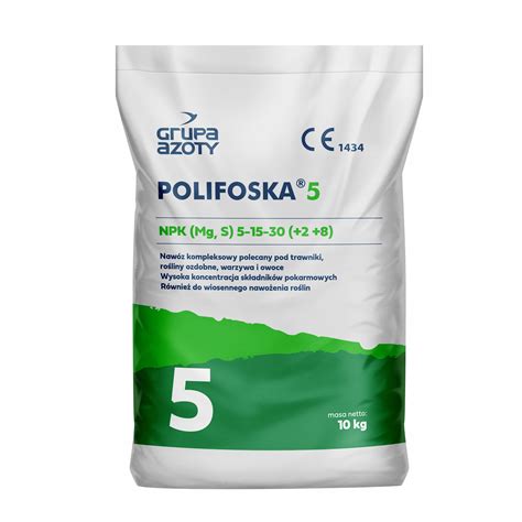 NAWÓZ POLIFOSKA NPK 10KG KOMPLEKSOWY 5907730801981 Cena Opinie