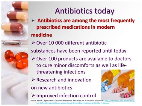 Ppt Consequences Of Excessive Use And Misuse Of Antibiotics