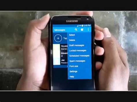 Samsung Galaxy S5 How To Hide Text Message On Lock Screen And Status