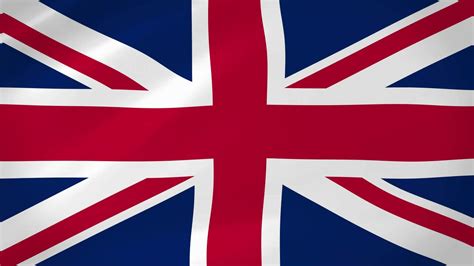 United Kingdom Waving Flag Realistic Animation Video 33287497 Stock