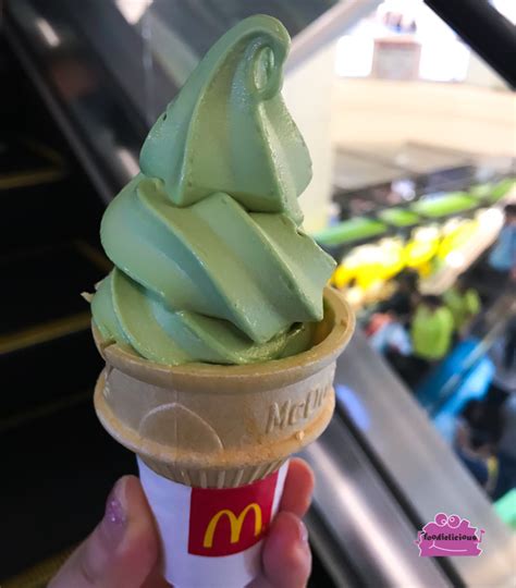 Mcdonalds Promo Matcha Mcflurry Cone And Hot Fudge Sundae In