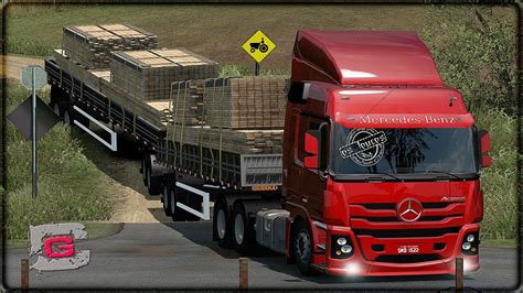 Mercedes Benz Actros No Rodotrem Metros Toneladas Br