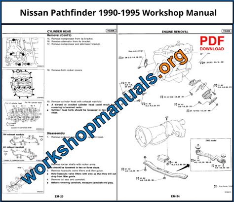 Nissan Pathfinder 1990 1995 Workshop Repair Manual Download Pdf