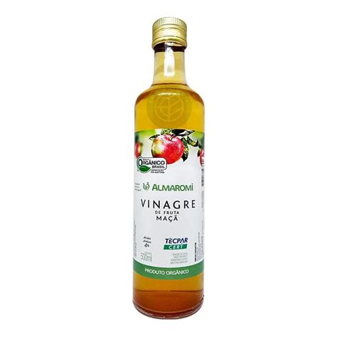 Vinagre Orgânico de Maça 500ml Almaromi