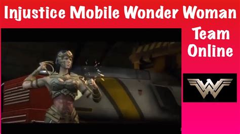 Injustice Gods Among Us Wonder Woman Team Youtube