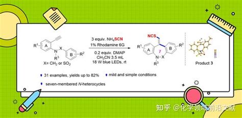 Green Chemistry 光催化芳基端炔与nh4scn的串联环化：构建scn取代的二苯并氮杂卓及二苯并硫氮杂卓类化合物 知乎