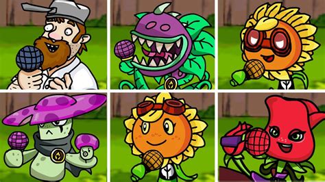 Friday Night Funkin Con Personajes De Plants Vs Zombies Game Videos