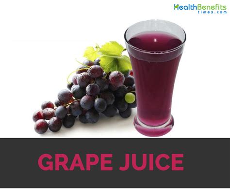 Grape juice Facts, Health Benefits and Nutritional Value