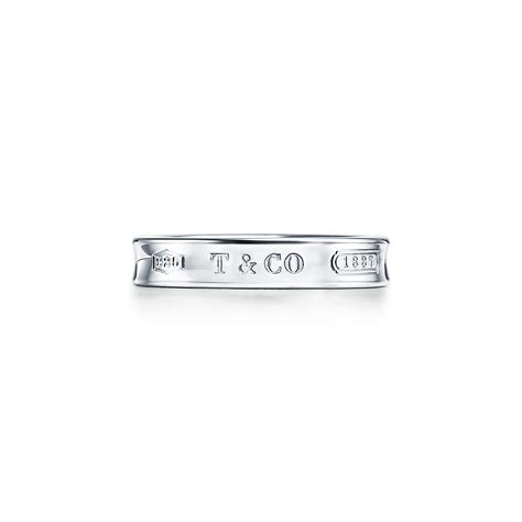 Узкое кольцо Tiffany 1837™ из серебра Tiffany And Co