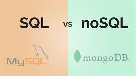 Sql Vs Nosql Mysql Vs Mongodb R Nice Youtube