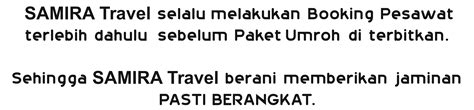 Informasi Samira Travel