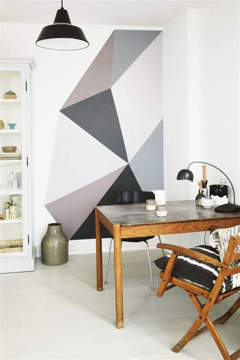 Decorar La Pared Con Motivos Geom Tricos