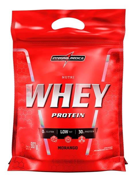 Suplemento Em Pó Integralmédica Nutri Whey Protein Proteínasnutri Whey