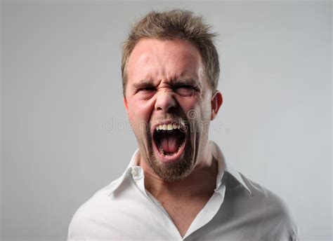 Angry Man Stock Photo Image Of Emotion Furious Handsome 19405110