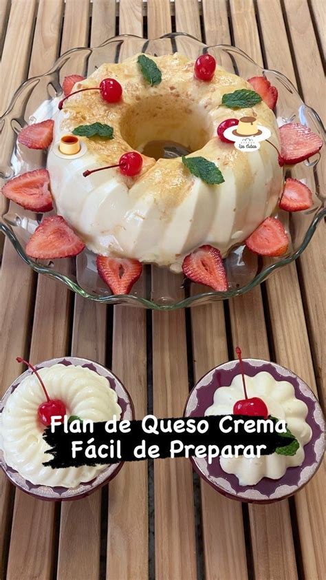 Lupita Gonzalezperez On Instagram Flan De Queso Crema Sin Horno