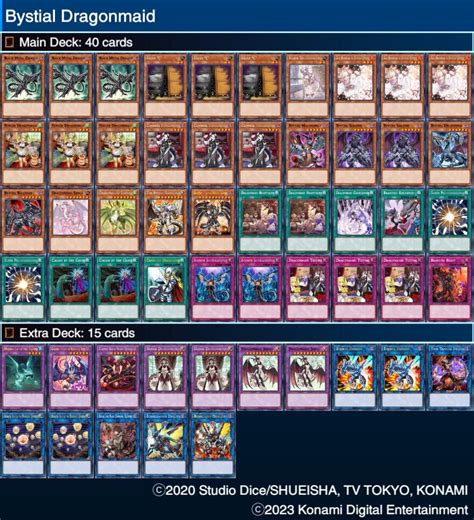 Repost Of My Updated Bystial Dragonmaid Deck R Masterduel