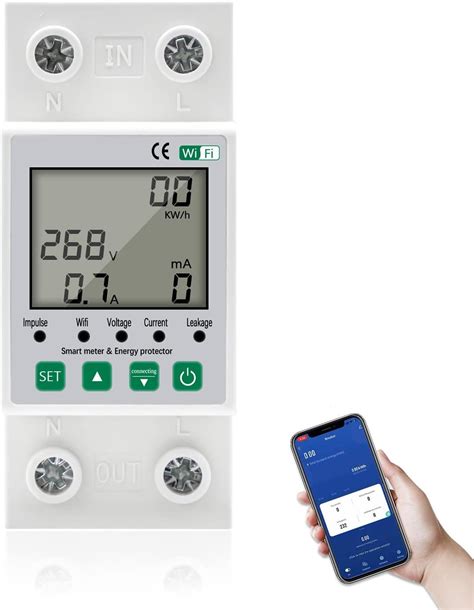 Contatore Energia Elettrica Misuratore Consumo Elettrico Con Kwh Meter