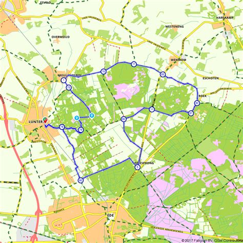 Middelpunt Van Nederland To Go Ede Fietsroute Route Nl