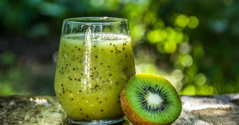 Receita De Suco Detox De Kiwi E Gengibre Chef Stef