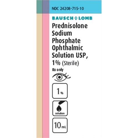 Prednisolone Sodium Phosphate Ophthalmic Solution 1 10ml