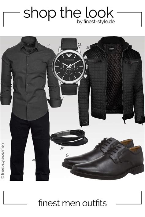 Stylisches Outfit Für Herren Mit Klammotten Von Fossil Emporio Armani