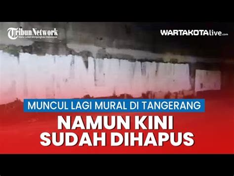 Muncul Lagi Mural Dipenjara Karna Lapar Di Tangerang Namun Kini