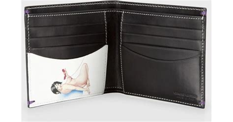 Paul Smith Men S Naked Lady Print Billfold Wallet In Black For Men Lyst