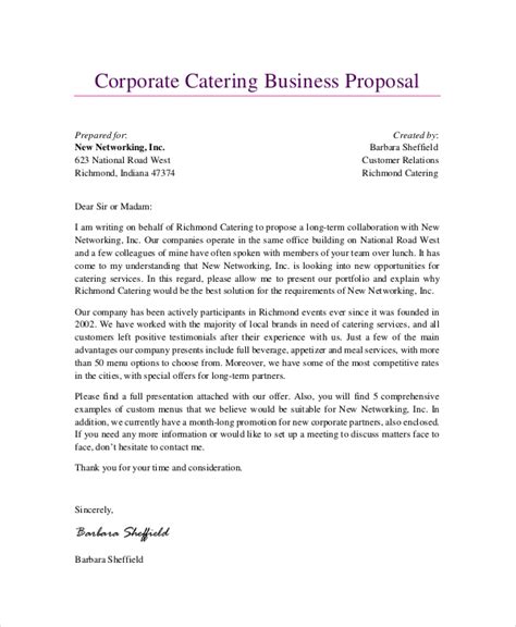 Catering Proposal 16 Examples Format How To Write Pdf