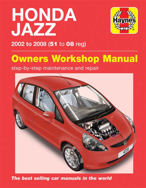 Honda Jazz Haynes Repair Manuals Guides