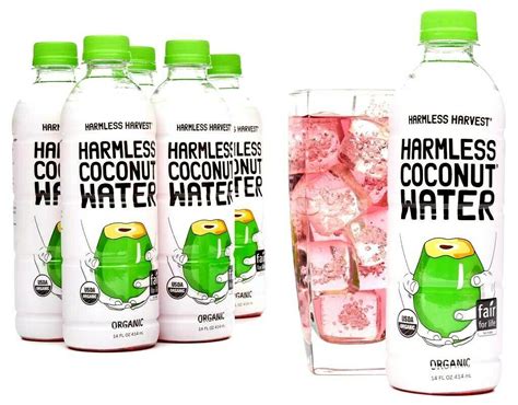 Harmless Harvest Organic Coconut Water Oz Pack Of Coconut Water