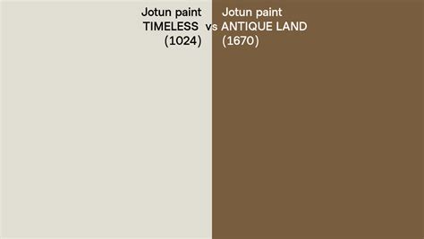 Jotun Paint TIMELESS Vs ANTIQUE LAND Side By Side Comparison