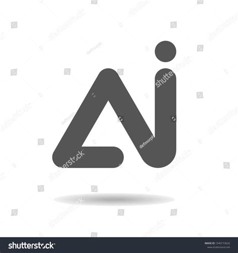 Ai Logo Letter Vector Template Design Stock Vector (Royalty Free ...