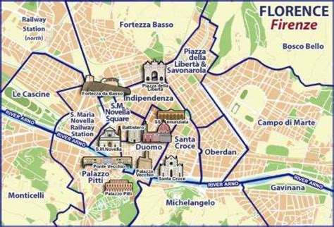 Mapa Florencia | Mapa De Rios