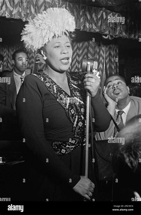 Ella Fitzgerald American Jazz Singer Stock Photo Alamy