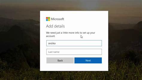 How To Create Microsoft Account Youtube