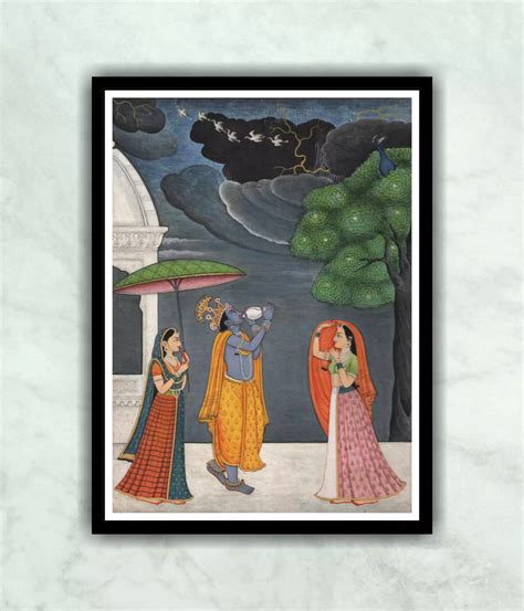 Buy Creative Radha Krishna Painting Online | Artwale