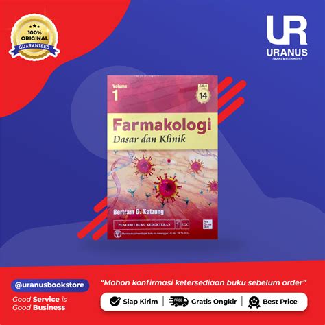 Jual FARMAKOLOGI DASAR KLINIK 1 2 EDISI 14 Uranus Ngagel Shopee