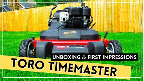 2021 Toro Timemaster Unboxing And First Impressions Youtube