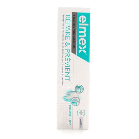 Dentifrice Elmex Sensitive Professional R Pare Et Pr Vient